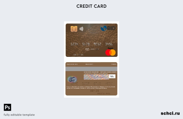 цифровая загрузка шаблона mastercard Banco BID в Доминиканской Республике